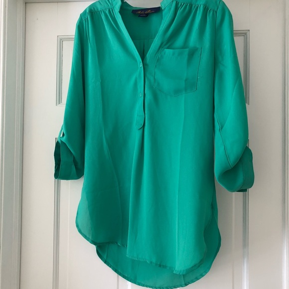 Blue Rain Tops - BLUE RAIN: Green Top